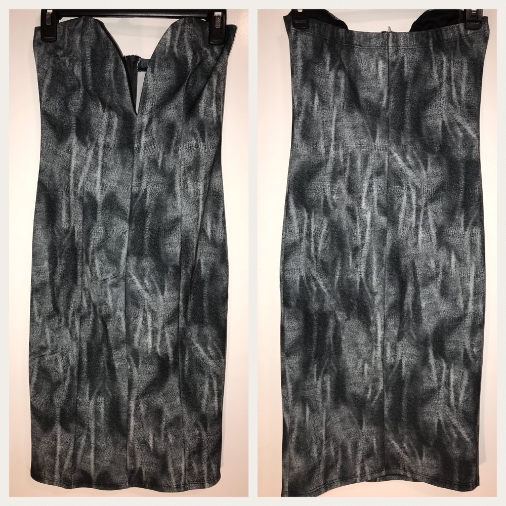 STRAPLESS SWEETHEART BODYCON MINI DRESS